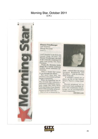Morning Star, October 2011
           (U.K.)




                             25
 