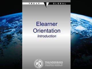 Elearner Orientation Introduction 