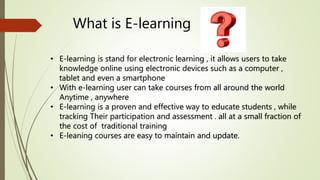 E-Learning | PPTX