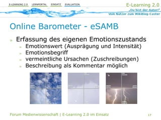 E-Learning 2.0 im Einsatz