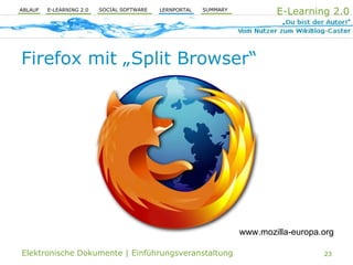 E-Learning 2.0 und PLE