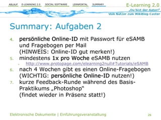 E-Learning 2.0 und PLE