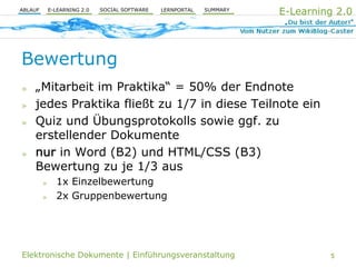 E-Learning 2.0 und PLE