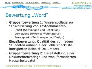 E-Learning 2.0 und PLE