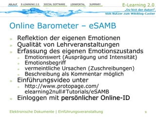 E-Learning 2.0 und PLE