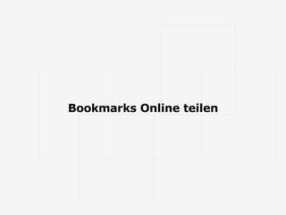 Bookmarks Online teilen 