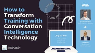 How to Transform Training with Conversation Intelligence Technology