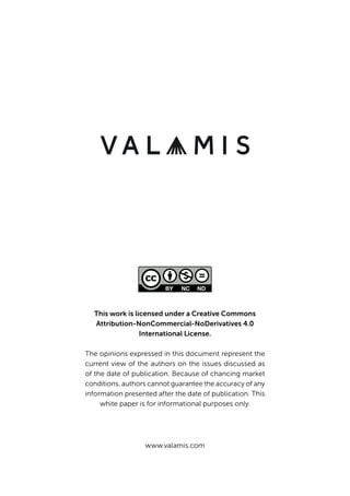 Data of Learning
24
This work is licensed under a Creative Commons
Attribution-NonCommercial-NoDerivatives 4.0
International License.
The opinions expressed in this document represent the
current view of the authors on the issues discussed as
of the date of publication. Because of chancing market
conditions, authors cannot guarantee the accuracy of any
information presented after the date of publication. This
white paper is for informational purposes only.
www.valamis.com
 