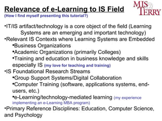 e-Learning: Facilitating Learning through Technology Slide 11