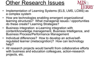 e-Learning: Facilitating Learning through Technology Slide 58