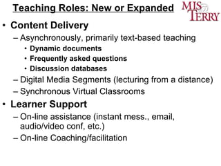 e-Learning: Facilitating Learning through Technology Slide 63