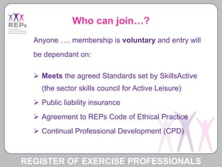Who can join…? <ul><li>Anyone ….   membership is  voluntary  and entry will </li></ul><ul><li>be dependant on: </li></ul><...