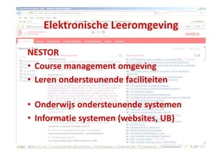 E Learning Implementeren