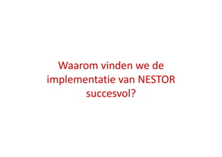 E Learning Implementeren