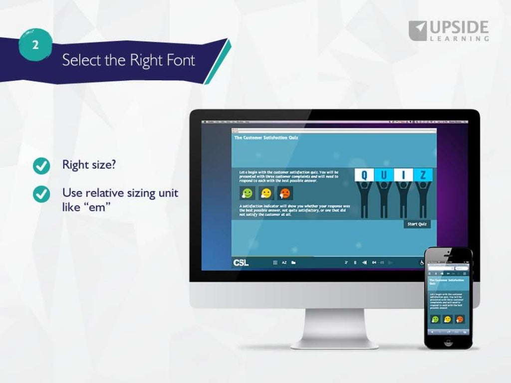 Tips for Designing, Testing & Delivering eLearning in a Multidevice