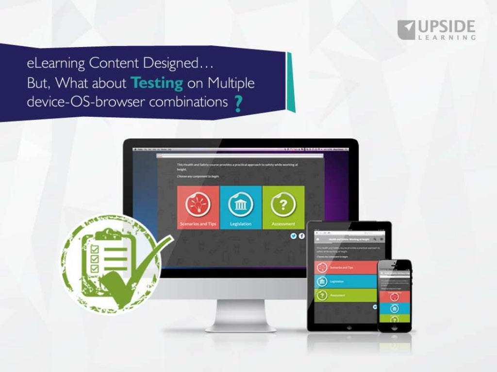 Tips for Designing, Testing & Delivering eLearning in a Multidevice