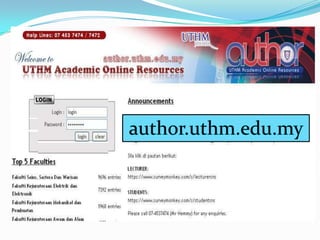 author.uthm.edu.my