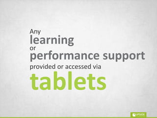 Tablet forecast
Worldwide Tablet Market Share by Screen Size Band, 2011-2017
2011 2013 2017
20
40
60
80
100
0
11”+
8” - 11”
< 8”
http://tabtimes.com/feature/ittech-stats-research/2013/05/28/three-reasons-why-tablet-set-replace-your-laptop-and
 