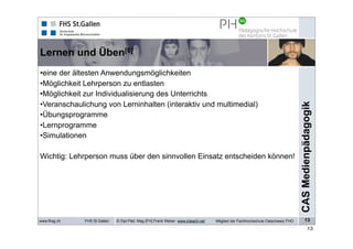 eLearning: Potenziale-Mehrwert-Einsatz