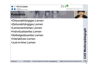 eLearning: Potenziale-Mehrwert-Einsatz