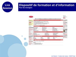 Dispositif de formation et d’information  Pour les managers 