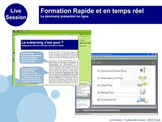 Formation Rapide et en temps réel Le séminaire présentiel en ligne 