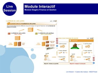 Module Interactif Module Etagère Finance et Gestion 