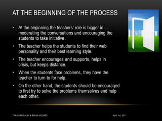 Research resultsOnline collaboration and communitiesCollaboration …involves discussion, practice and explaining to others