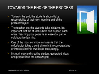 helps relationships to grow and a group to become a communityA community …encourages mutual support