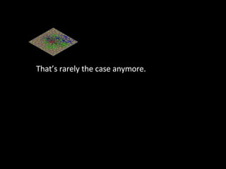 That’s rarely the case anymore.  