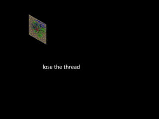 lose the thread 