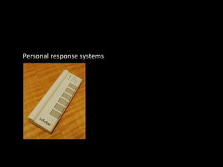 Personal response systems 