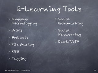 E-Learning 2.0