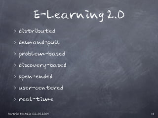 E-Learning 2.0
