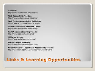 eLearning & Accessibility | PPT