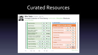 Curated Resources
 