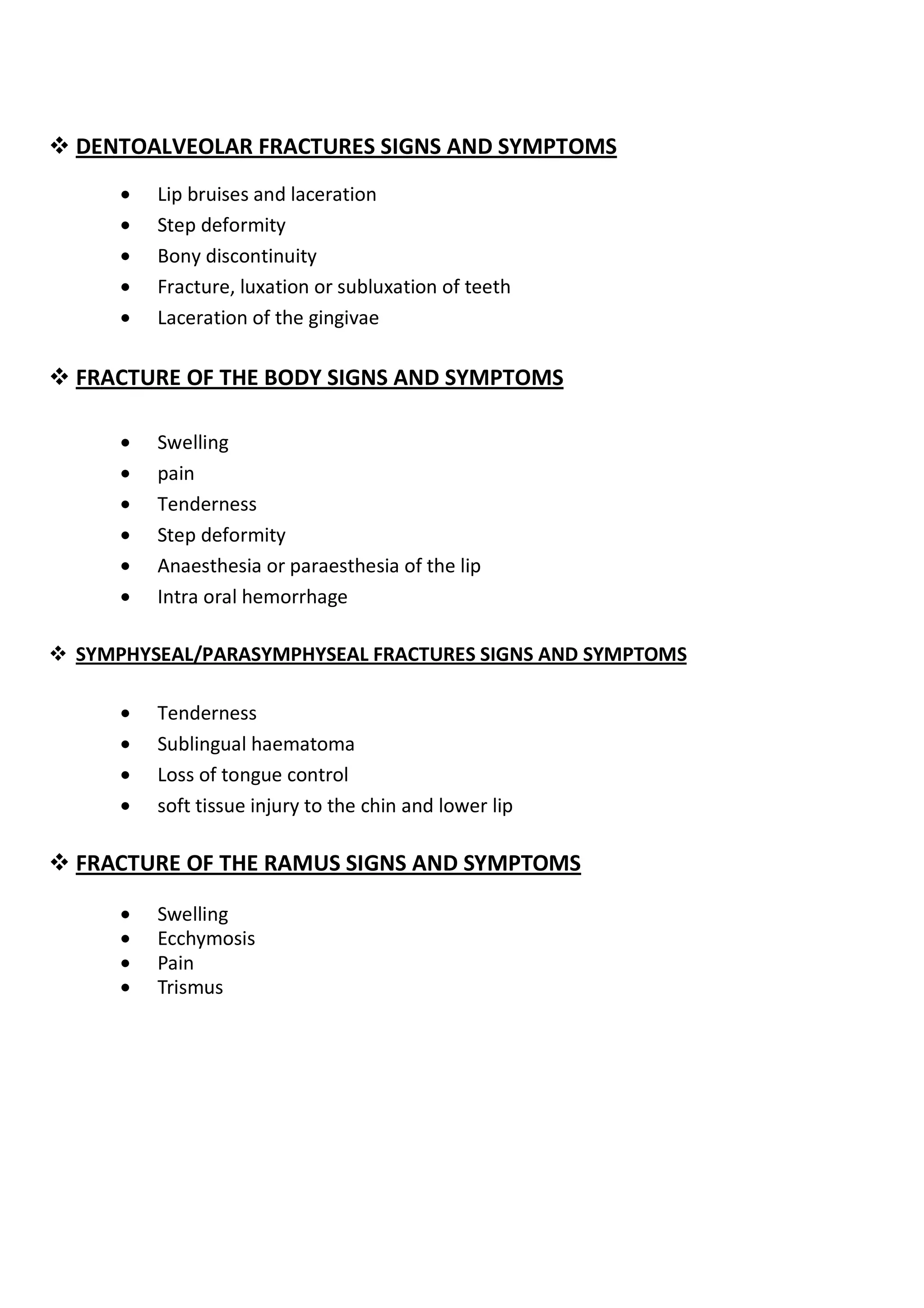 Symphysis & Angle MANDIBULAR FRACTURES | PDF