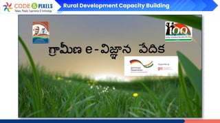Rural Development Capacity Building
 