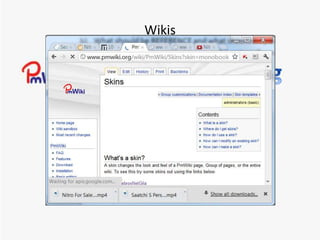 Wikis
 