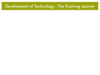 Development of Technology - The Evolving Learner
 