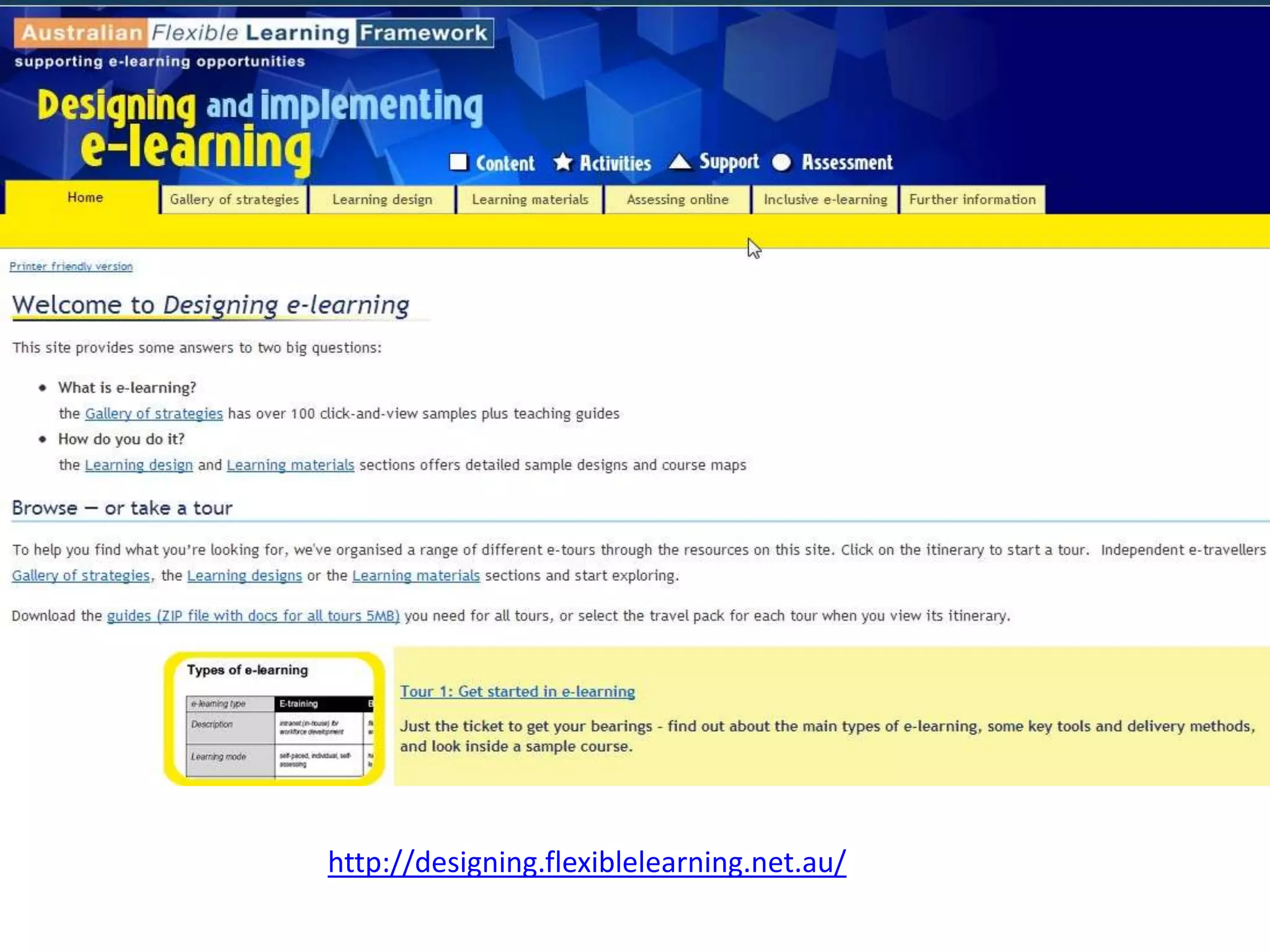 http://designing.flexiblelearning.net.au/
 