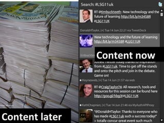 Content later Content now Credit:  johnthurm 