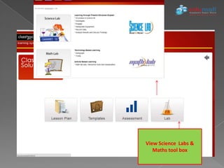 View Science Labs &
   Maths tool box
 
