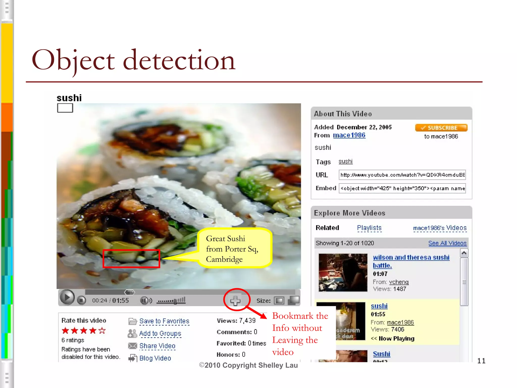 Object detection Great Sushi from Porter Sq, Cambridge Bookmark the  Info without Leaving the  video 