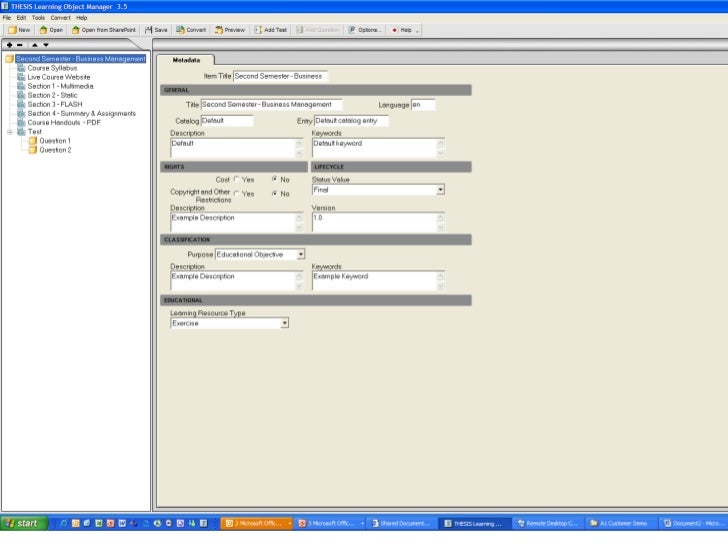Hunterstone thesis scorm tools