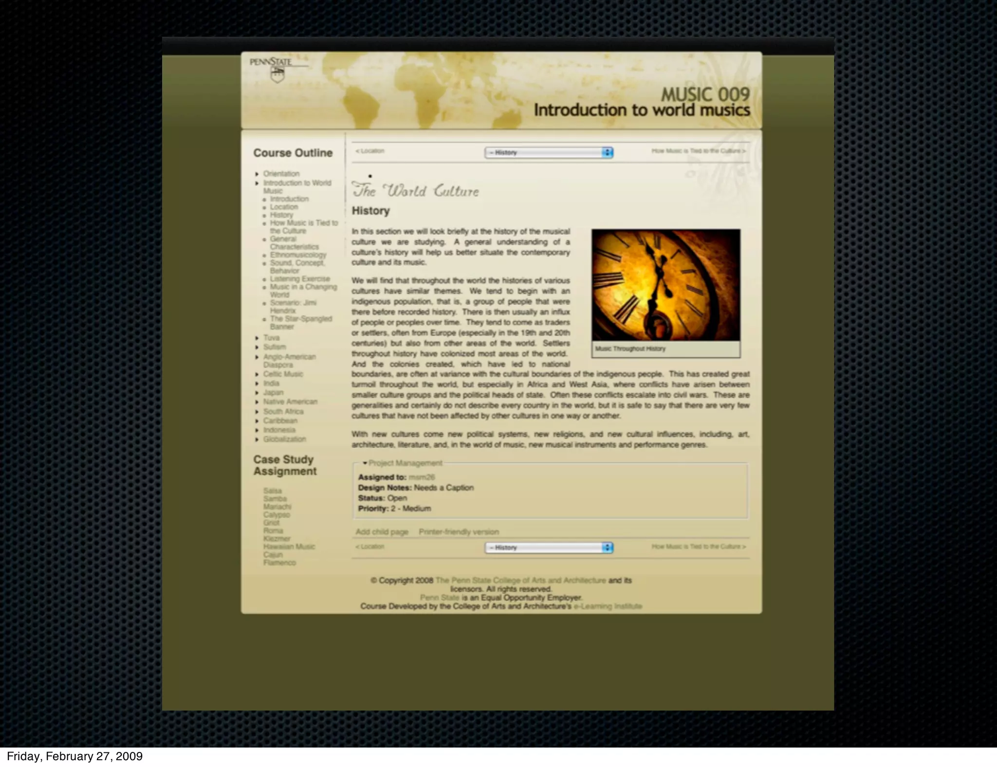 E Learning Strategic Thinking