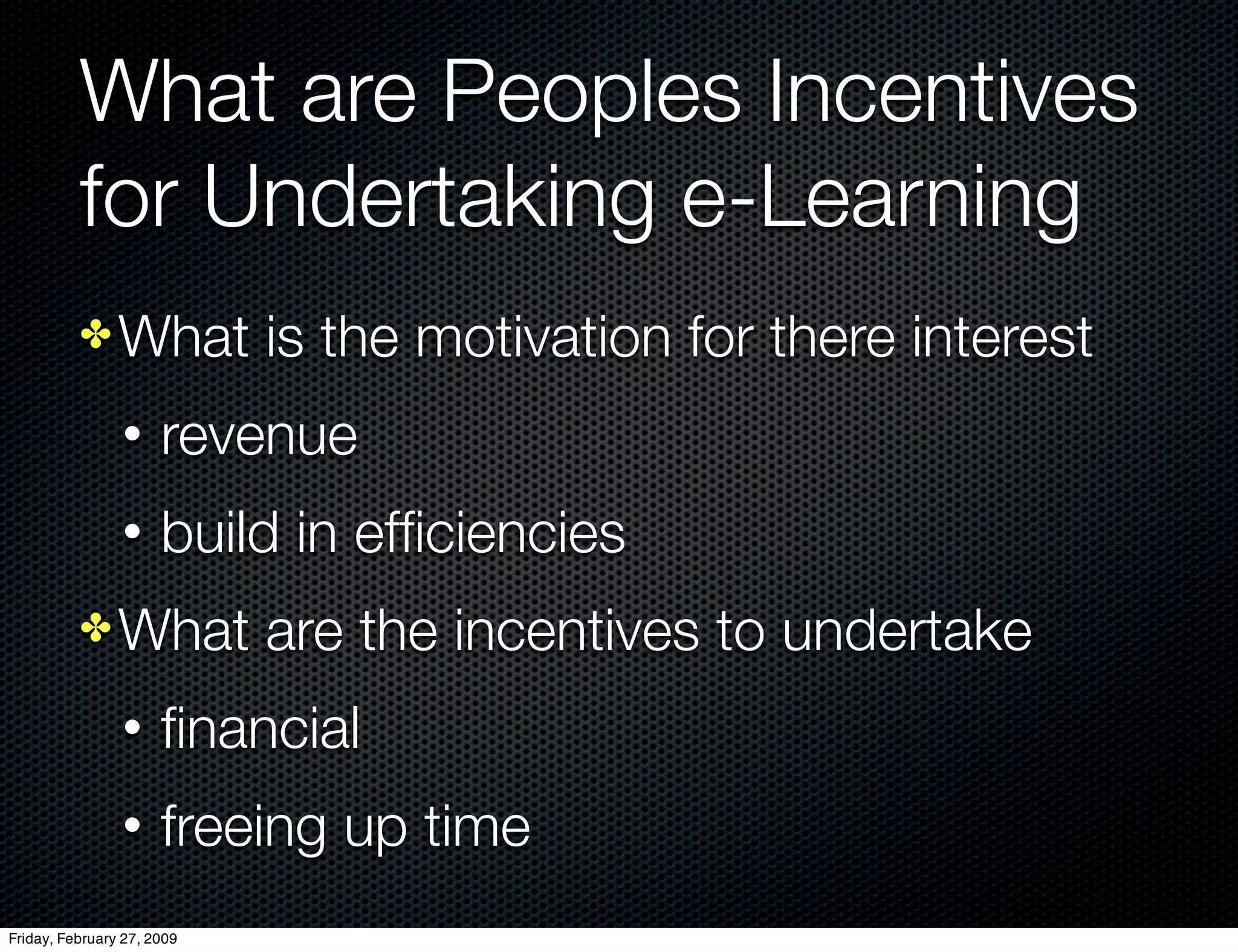 E Learning Strategic Thinking