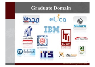 5	
  
Information Technology Institute © 2010
Graduate Domain
 