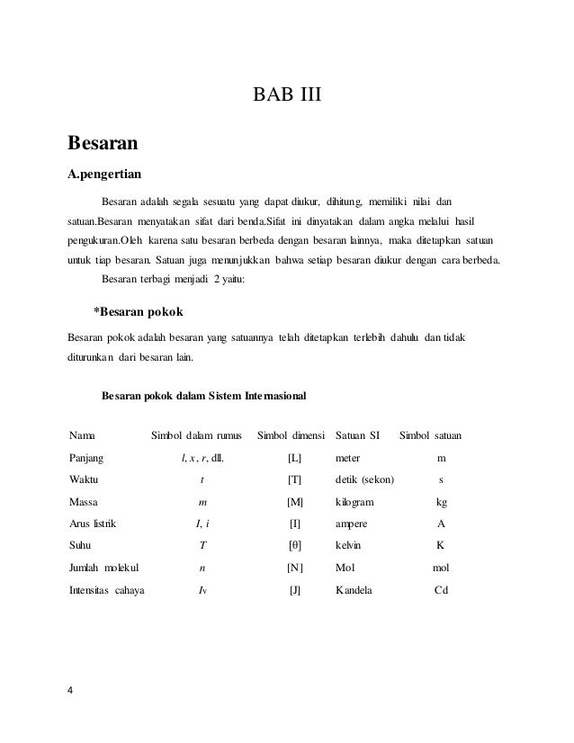 Makalah Satuan Dimensi