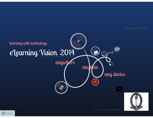 E learning vision 2014